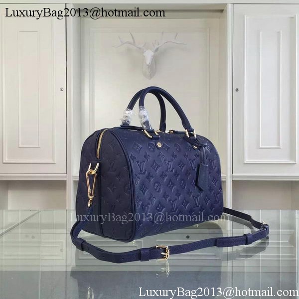 Louis Vuitton Monogram Empreinte Speedy BANDOULIERE 30 M91330 Royal