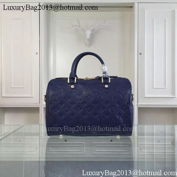 Louis Vuitton Monogram Empreinte Speedy BANDOULIERE 30 M91330 Royal