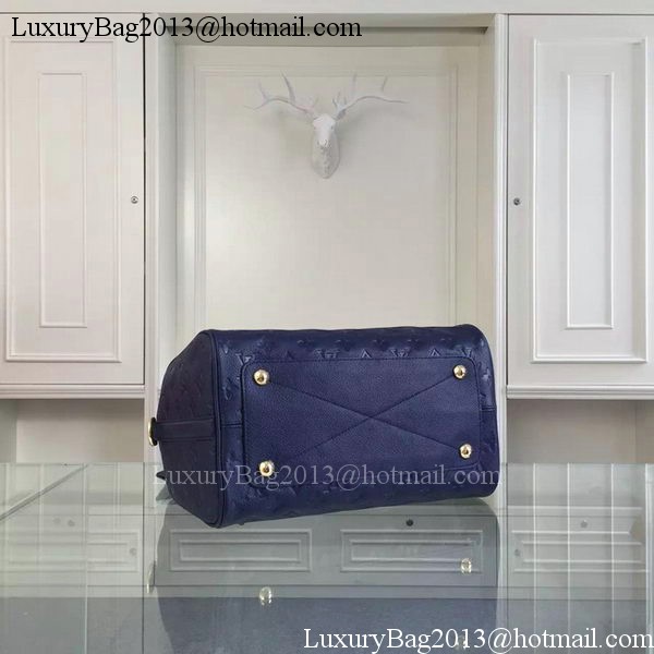 Louis Vuitton Monogram Empreinte Speedy BANDOULIERE 30 M91330 Royal