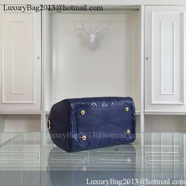 Louis Vuitton Monogram Empreinte Speedy Bandouliere 25 M91337 Royal