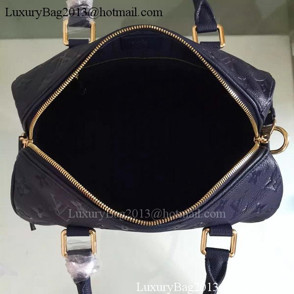 Louis Vuitton Monogram Empreinte Speedy Bandouliere 25 M91337 Royal