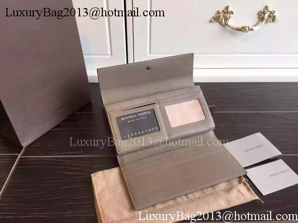 Bottega Veneta Intrecciato Nappa Tri-Flod Wallet BV150507 Khaki