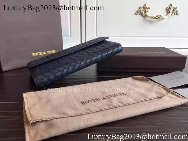 Bottega Veneta Intrecciato Nappa Tri-Flod Wallet BV150507 Royal