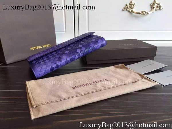 Bottega Veneta Intrecciato Nappa Tri-Flod Wallet BV1505071 Violet