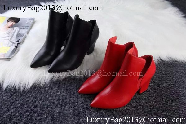 ALEXANDER MCQUEEN Ankle Boot Sheepskin MCQ271 Red