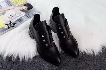 ALEXANDER MCQUEEN Ankle Boot Sheepskin MCQ273 Black