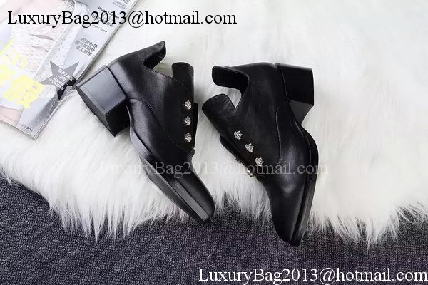 ALEXANDER MCQUEEN Ankle Boot Sheepskin MCQ273 Black