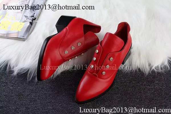 ALEXANDER MCQUEEN Ankle Boot Sheepskin MCQ273 Red