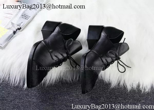 ALEXANDER MCQUEEN Ankle Boot Sheepskin MCQ275 Black