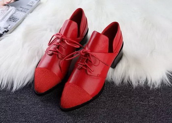 ALEXANDER MCQUEEN Ankle Boot Sheepskin MCQ275 Red