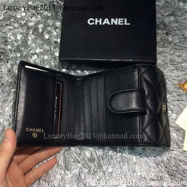 Chanel mini Tri-Fold Wallet Sheepskin Leather A48980