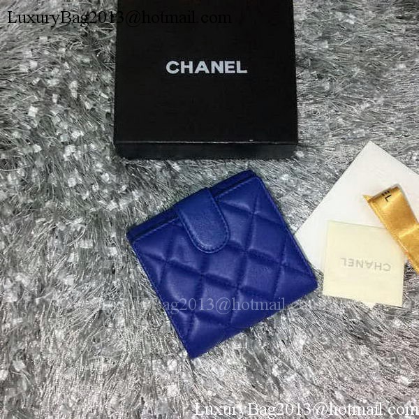 Chanel mini Tri-Fold Wallet Sheepskin Leather A48980