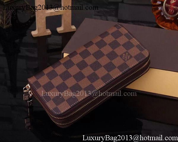 Louis Vuitton Damier Ebene Canvas Zippy Insolite Wallets N61723