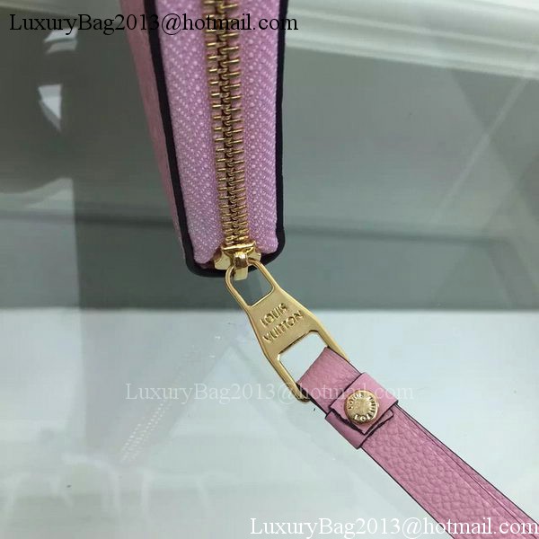 Louis Vuitton Monogram Empreinte Zippy Wallet M61035 Pink