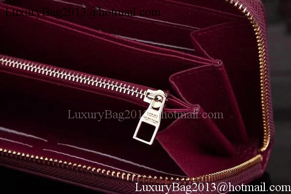 Louis Vuitton Monogram Empreinte Zippy Wallets M60017 Burgundy