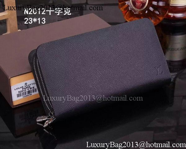 Louis Vuitton Taiga Leather Zippy Insolite Wallet M62012 Black