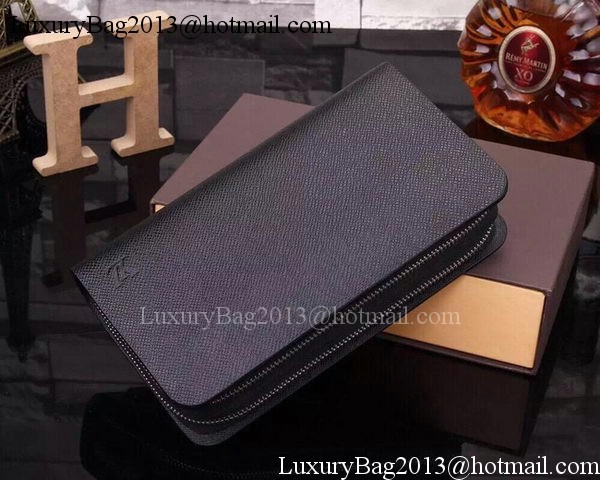 Louis Vuitton Taiga Leather Zippy Insolite Wallet M62012 Black