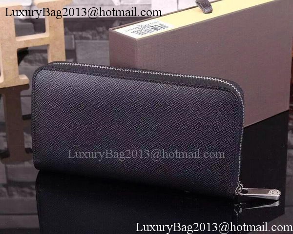 Louis Vuitton Taiga Leather Zippy Wallets M60017 Black