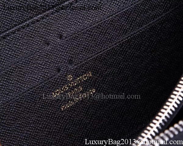 Louis Vuitton Taiga Leather Zippy Wallets M60017 Black