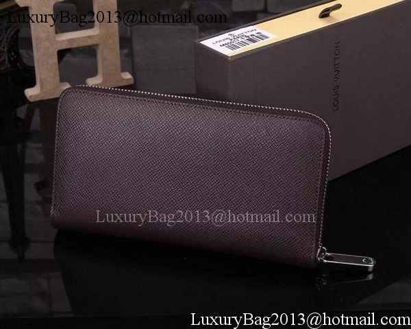 Louis Vuitton Taiga Leather Zippy Wallets M60017 Brown