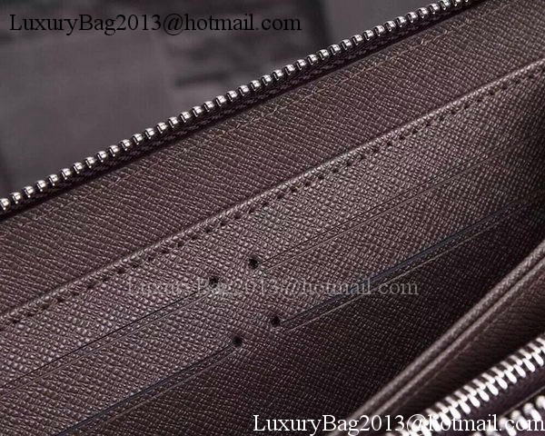 Louis Vuitton Taiga Leather Zippy Wallets M60017 Brown