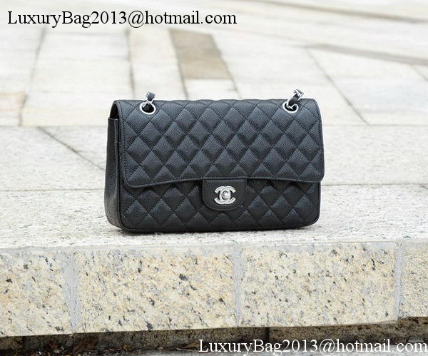 Chanel 2.55 Series Flap Bag Black Cannage Pattern A1112 Gold