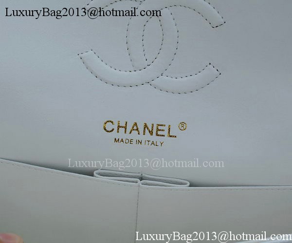 Chanel 2.55 Series Flap Bag White Cannage Pattern A1112 Gold