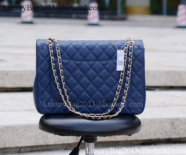 Chanel Maxi Quilted Classic Flap Bag Royal Cannage Pattern A58601 Gold