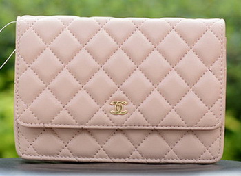 Chanel mini Flap Bags Pink Sheepskin Leather A33814 Gold