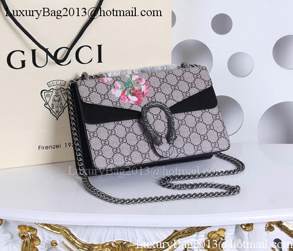 Gucci 400235 Dionysus Blooms Print Shoulder Bag