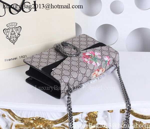 Gucci 400235 Dionysus Blooms Print Shoulder Bag