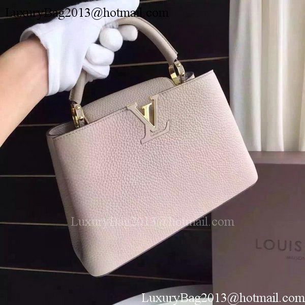 Louis Vuitton Capucines BB Tote Bag M94754 Light Grey