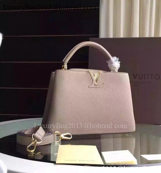 Louis Vuitton Capucines BB Tote Bag M94754 Light Grey