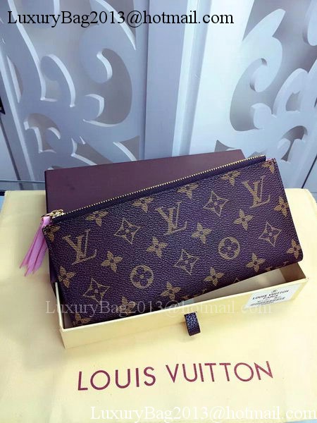 Louis Vuitton Monogram Canvas ADELE WALLET M61287 Pink