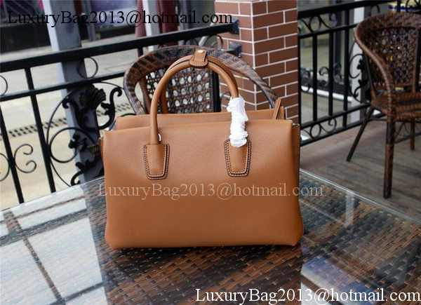 MCM Milla Tote Bag Calfskin Leather MCM1180 Wheat