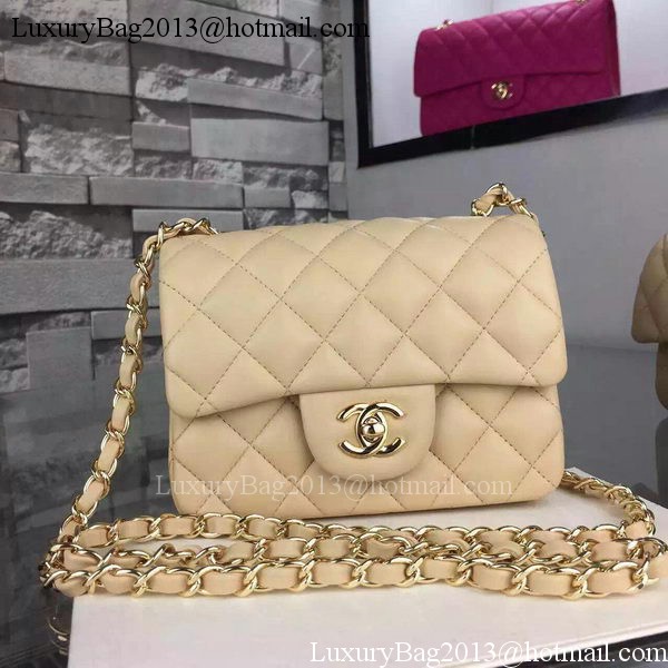 Chanel Classic Flap Bag Original Sheepskin Leather A5171 Apricot