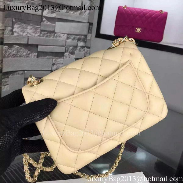 Chanel Classic Flap Bag Original Sheepskin Leather A5171 Apricot