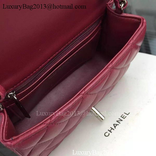 Chanel Classic Flap Bag Original Sheepskin Leather A5171 Burgundy