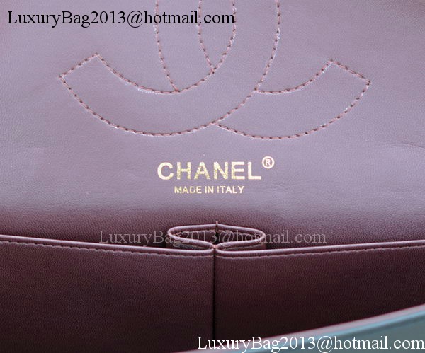 Chanel Classic Flap Bag Black Sheepskin Leather A1113 Gold