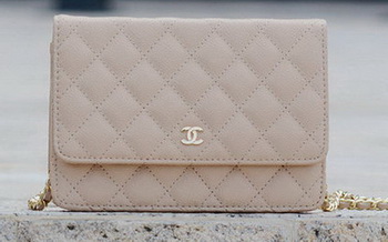 Chanel mini Flap Bag Apricot Cannage Pattern A33814 Gold