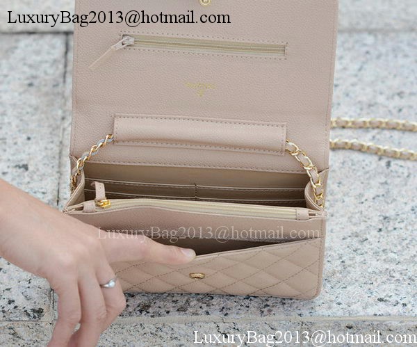 Chanel mini Flap Bag Apricot Cannage Pattern A33814 Gold