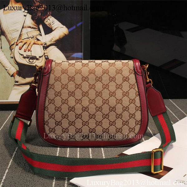 Gucci Lady Web GG Canvas Shoulder Bag 383848