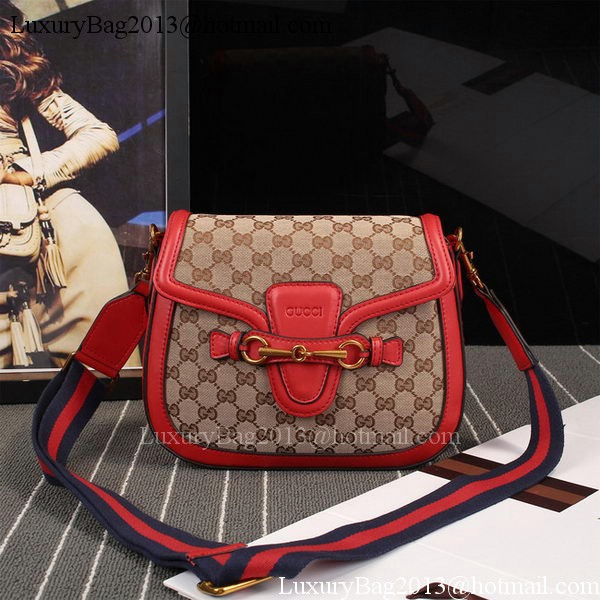 Gucci Lady Web GG Canvas Shoulder Bag 383848