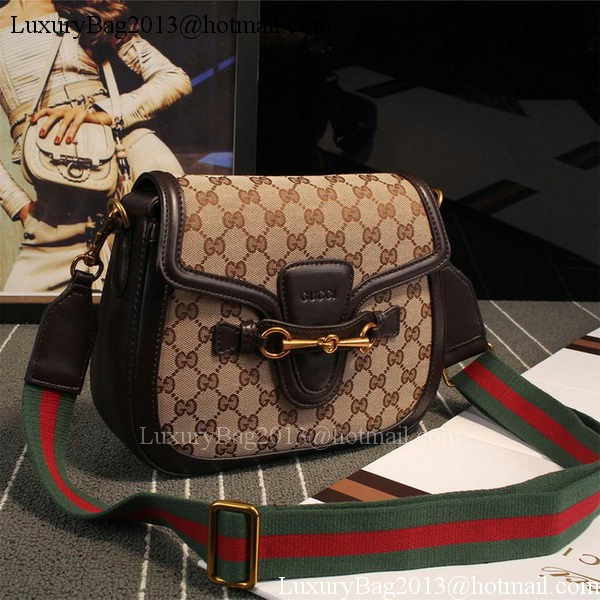 Gucci Lady Web GG Canvas Shoulder Bag 383848