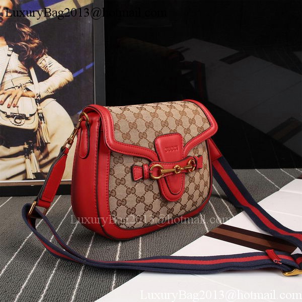 Gucci Lady Web GG Canvas Shoulder Bag 383848