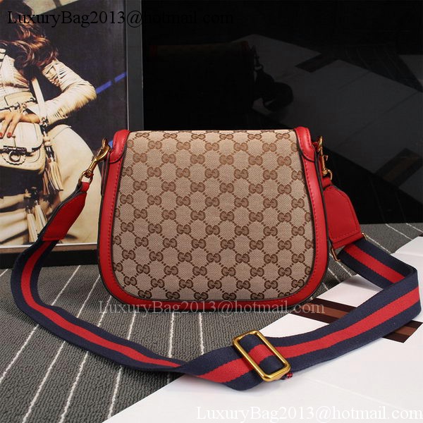 Gucci Lady Web GG Canvas Shoulder Bag 383848