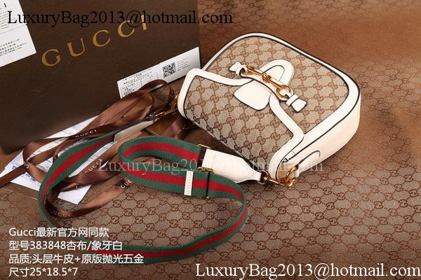 Gucci Lady Web GG Canvas Shoulder Bag 383848