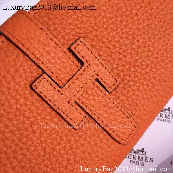 Hermes Grainy Leather Bifold Wallet H8000