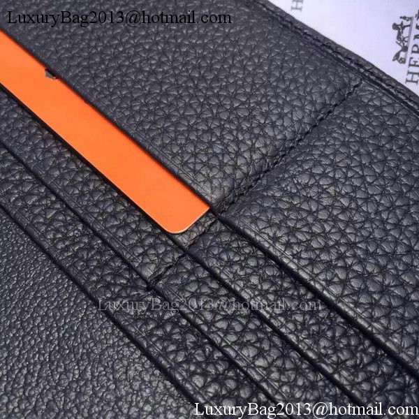 Hermes Grainy Leather Bifold Wallet H8000