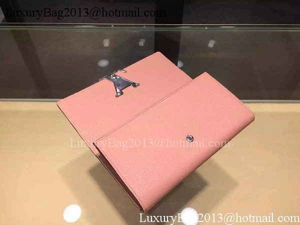 Louis Vuitton Litchi Leather LOUISE WALLET M60766 Pink